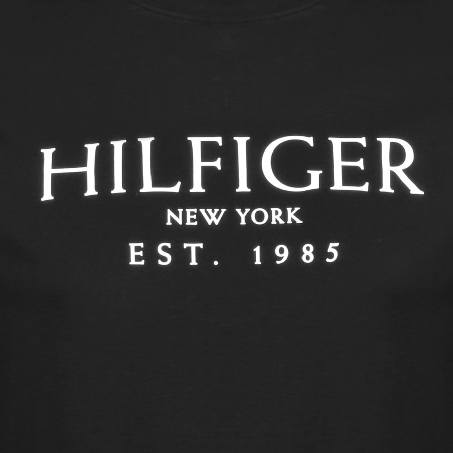 Tommy hilfiger logo black top